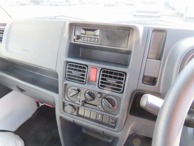 キャリイトラック キッチンカー 移動販売車 8ナンバー 200L給排水タンク 3槽シンク 100V冷蔵庫 換気扇 外部電源 ミラー型ドラレコ ACコンセント 集中ドアロック 2025年タイヤ キーレス オートライト(38枚目)