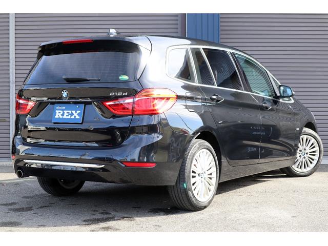 ２シリーズ ２１８ｄグランツアラー　ラグジュアリー　カロッツェリア地デジチューナー　アルパインリアモニター　純正ナビ　バックカメラ　ＥＴＣ　社外レーダー　ブラウンレザーシート　シートヒーター　パワーバックドア　純正アルミ（5枚目）