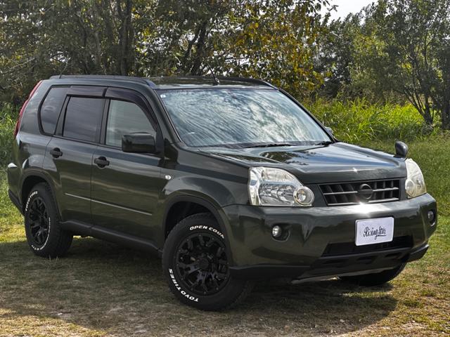 エクストレイル ２０Ｓ　ボディーコーティング済み　ＭＧゴーレム１６インチＡＷ　カーキ全塗装済み　２０２４年オープンカントリー８部山タイヤ　インテリジェントキー　社外ナビ　フルセグＴＶ　カプロンシート　ＥＴＣ（4枚目）