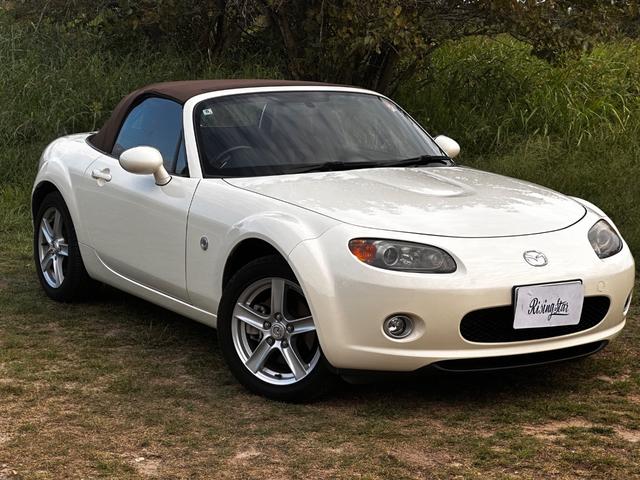 ロードスター VS ボディーコーティング済み 地デジTV バックカメラ オープンカー 社外ナビ 茶革シート シートヒーター パドルシフト スマートキー ETC HIDヘッドライト オートエアコン 16インチAW(38枚目)