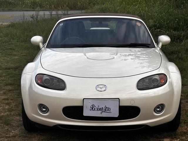 ロードスター VS ボディーコーティング済み 地デジTV バックカメラ オープンカー 社外ナビ 茶革シート シートヒーター パドルシフト スマートキー ETC HIDヘッドライト オートエアコン 16インチAW(44枚目)