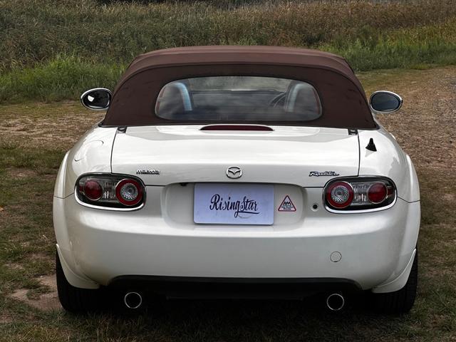 ロードスター VS ボディーコーティング済み 地デジTV バックカメラ オープンカー 社外ナビ 茶革シート シートヒーター パドルシフト スマートキー ETC HIDヘッドライト オートエアコン 16インチAW(45枚目)