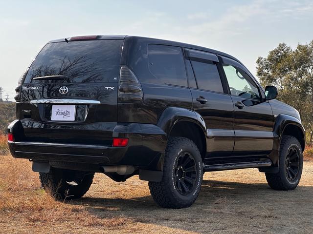 ランドクルーザープラド TX ボディーコーティング済み リフトアップ Bluetooth 社外17インチAW 社外テール 社外HIDヘッドライト 地デジフルセグTV ドライブレコーダー 禁煙車 ETC グッドリッチタイヤ(6枚目)