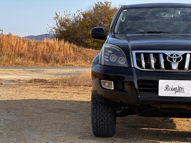 ランドクルーザープラド TX ボディーコーティング済み リフトアップ Bluetooth 社外17インチAW 社外テール 社外HIDヘッドライト 地デジフルセグTV ドライブレコーダー 禁煙車 ETC グッドリッチタイヤ(16枚目)