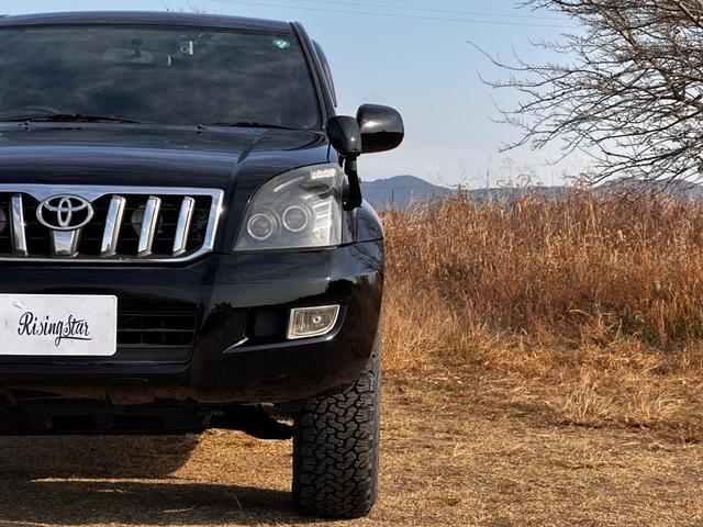 ランドクルーザープラド TX ボディーコーティング済み リフトアップ Bluetooth 社外17インチAW 社外テール 社外HIDヘッドライト 地デジフルセグTV ドライブレコーダー 禁煙車 ETC グッドリッチタイヤ(17枚目)