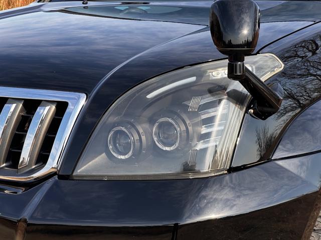 ランドクルーザープラド TX ボディーコーティング済み リフトアップ Bluetooth 社外17インチAW 社外テール 社外HIDヘッドライト 地デジフルセグTV ドライブレコーダー 禁煙車 ETC グッドリッチタイヤ(20枚目)