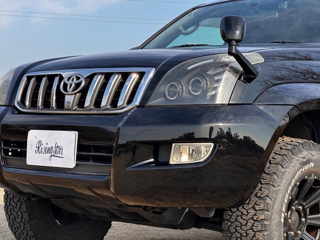 ランドクルーザープラド TX ボディーコーティング済み リフトアップ Bluetooth 社外17インチAW 社外テール 社外HIDヘッドライト 地デジフルセグTV ドライブレコーダー 禁煙車 ETC グッドリッチタイヤ(21枚目)