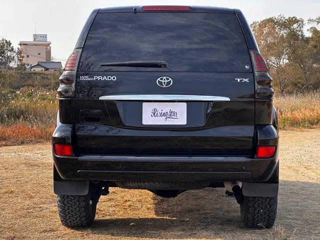 ランドクルーザープラド TX ボディーコーティング済み リフトアップ Bluetooth 社外17インチAW 社外テール 社外HIDヘッドライト 地デジフルセグTV ドライブレコーダー 禁煙車 ETC グッドリッチタイヤ(22枚目)