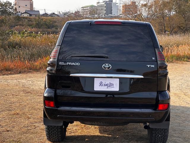 ランドクルーザープラド TX ボディーコーティング済み リフトアップ Bluetooth 社外17インチAW 社外テール 社外HIDヘッドライト 地デジフルセグTV ドライブレコーダー 禁煙車 ETC グッドリッチタイヤ(23枚目)
