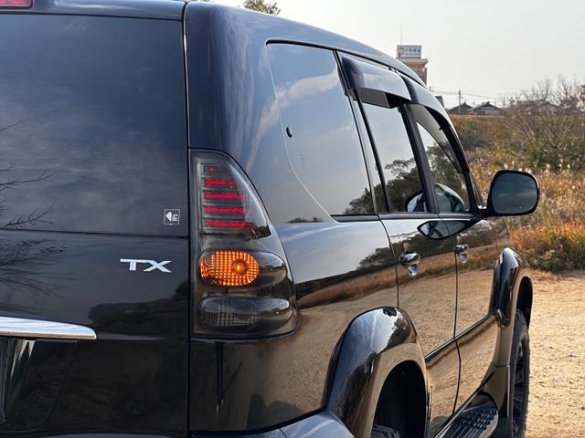 ランドクルーザープラド TX ボディーコーティング済み リフトアップ Bluetooth 社外17インチAW 社外テール 社外HIDヘッドライト 地デジフルセグTV ドライブレコーダー 禁煙車 ETC グッドリッチタイヤ(40枚目)