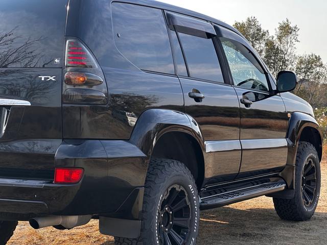 ランドクルーザープラド TX ボディーコーティング済み リフトアップ Bluetooth 社外17インチAW 社外テール 社外HIDヘッドライト 地デジフルセグTV ドライブレコーダー 禁煙車 ETC グッドリッチタイヤ(42枚目)