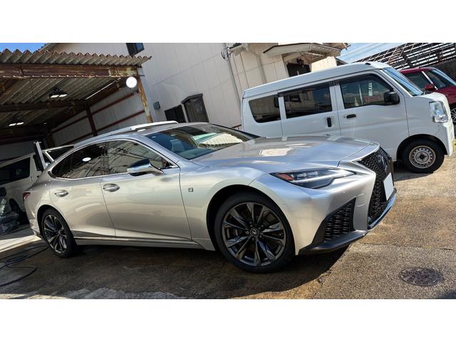 LS LS500h Fスポーツ ドライブレコーダー クリアランスソナー レーンアシスト オートクルーズコントロール パークアシスト フロントカメラ TV アルミホイール オートマチックハイビーム サンルーフ シートヒーター(2枚目)