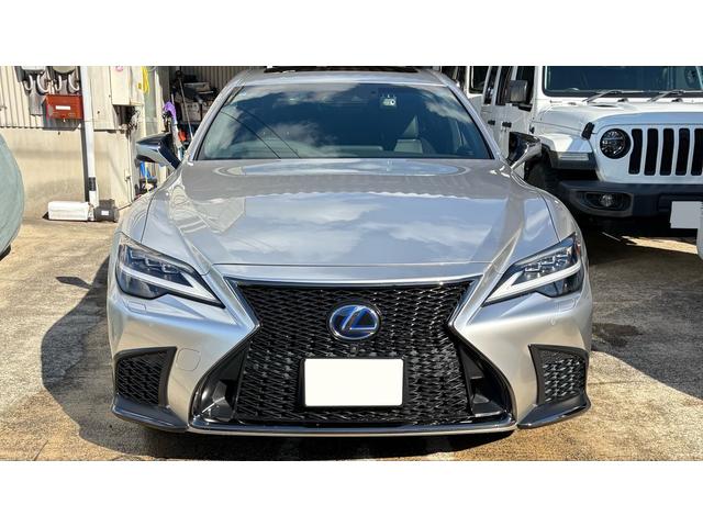 LS LS500h Fスポーツ ドライブレコーダー クリアランスソナー レーンアシスト オートクルーズコントロール パークアシスト フロントカメラ TV アルミホイール オートマチックハイビーム サンルーフ シートヒーター(3枚目)