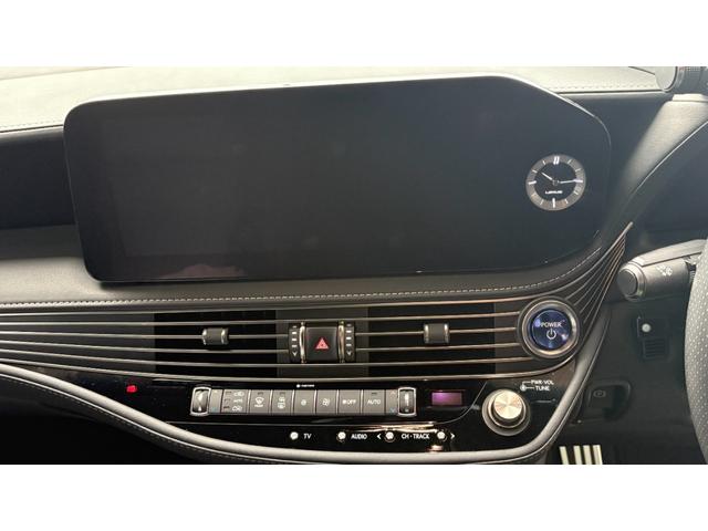 LS LS500h Fスポーツ ドライブレコーダー クリアランスソナー レーンアシスト オートクルーズコントロール パークアシスト フロントカメラ TV アルミホイール オートマチックハイビーム サンルーフ シートヒーター(12枚目)