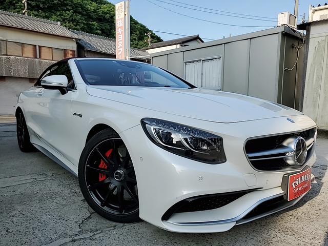 S63 4マチック カブリオレ 赤レザー純正ナビ フルセグ 走行中OK 全方位カメラ LEDヘッドライト 20インチAW(7枚目)