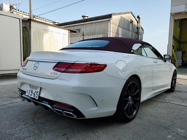 S63 4マチック カブリオレ 赤レザー純正ナビ フルセグ 走行中OK 全方位カメラ LEDヘッドライト 20インチAW(9枚目)