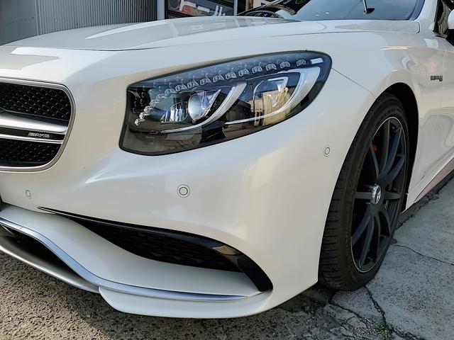 S63 4マチック カブリオレ 赤レザー純正ナビ フルセグ 走行中OK 全方位カメラ LEDヘッドライト 20インチAW(16枚目)