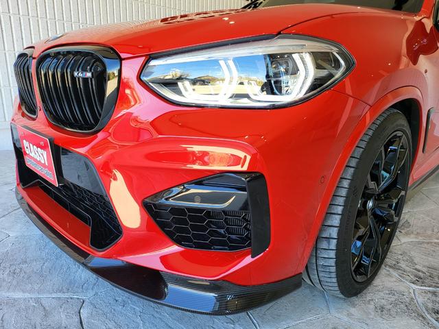 X4 M コンペティション 革シート 前席ベンチレーション&シートヒーター 後席シートヒーター 純正ナビ フルセグ 全周囲カメラ カーボン(Fスポイラー・サイドスカート) カーボンインテリア H&Rダウンサス 21AW(29枚目)