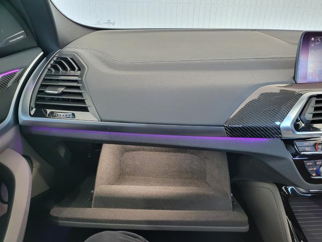 X4 M コンペティション 革シート 前席ベンチレーション&シートヒーター 後席シートヒーター 純正ナビ フルセグ 全周囲カメラ カーボン(Fスポイラー・サイドスカート) カーボンインテリア H&Rダウンサス 21AW(48枚目)