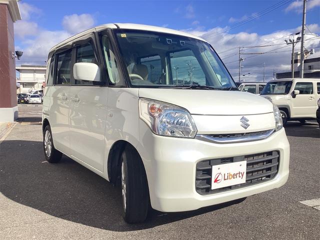 スペーシア X ナビ Bluetooth対応 ETC 全周囲カメラ 両側スライド・片側電動 レーンアシスト 衝突被害軽減システム スマートキー アイドリングストップ 電動格納ミラー シートヒーター 盗難防止システム(13枚目)