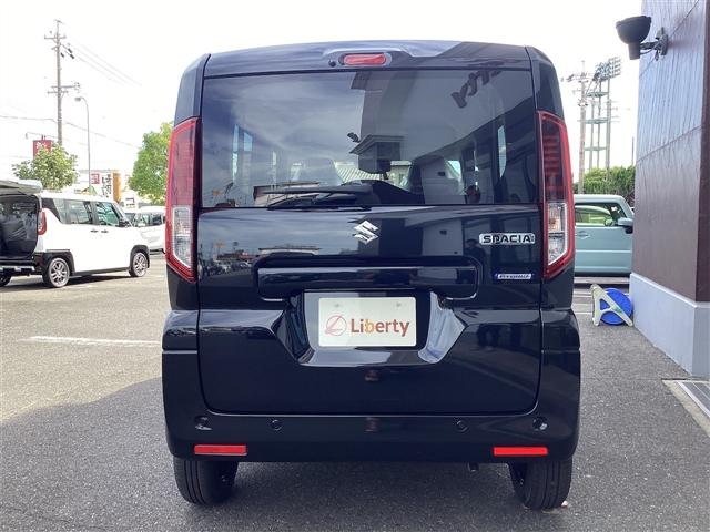 スペーシア ハイブリッドG 届出済未使用車 両側スライドドア クリアランスソナー 衝突被害軽減システム オートライト LEDヘッドランプ スマートキー アイドリングストップ 電動格納ミラー ベンチシート CVT 盗難防止システム(17枚目)