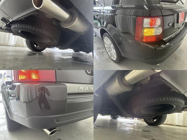 レンジローバースポーツ ４．２　Ｖ８　スーパーチャージド　サンルーフ　パーフォレーション黒革シート　ｈａｒｍａｎ／ｋａｒｄｏｎサウンドシステム　純正ナビ　前席　後席左右シートヒーター　ＥＴＣ　前後ソナー　Ｔタイヤ　純正２０インチＡＷ　ＨＩＤヘッド　ＨＩＤフォ（26枚目）