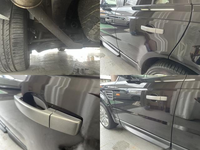 レンジローバースポーツ ４．２　Ｖ８　スーパーチャージド　サンルーフ　パーフォレーション黒革シート　ｈａｒｍａｎ／ｋａｒｄｏｎサウンドシステム　純正ナビ　前席　後席左右シートヒーター　ＥＴＣ　前後ソナー　Ｔタイヤ　純正２０インチＡＷ　ＨＩＤヘッド　ＨＩＤフォ（29枚目）