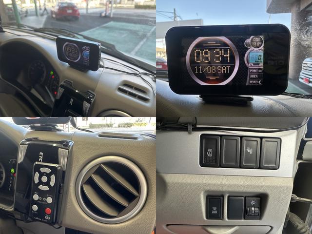 エブリイワゴン JPターボ 社外ナビ TV CD ラジオ パワースライドドア スペアタイヤ ABS ETC ドラレコ GPSレーダー探知機 キーレス ヘッドライトレベリングダイヤル 電動格納ミラー 純正13インチAW(6枚目)