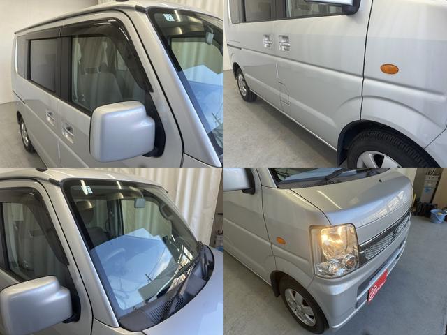 エブリイワゴン JPターボ 社外ナビ TV CD ラジオ パワースライドドア スペアタイヤ ABS ETC ドラレコ GPSレーダー探知機 キーレス ヘッドライトレベリングダイヤル 電動格納ミラー 純正13インチAW(17枚目)