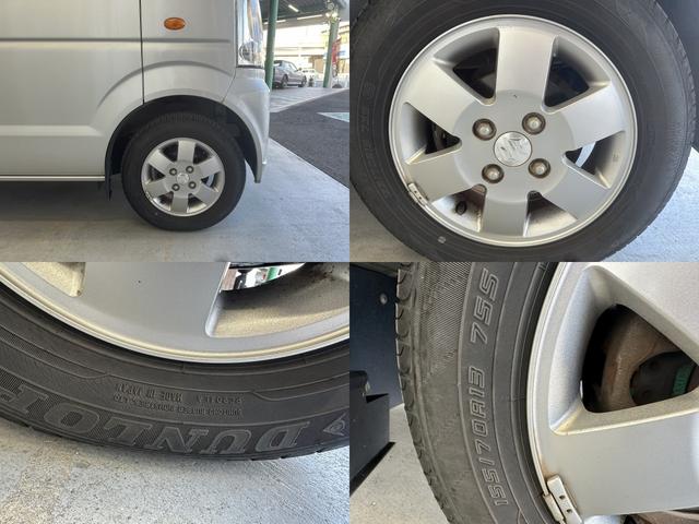 エブリイワゴン JPターボ 社外ナビ TV CD ラジオ パワースライドドア スペアタイヤ ABS ETC ドラレコ GPSレーダー探知機 キーレス ヘッドライトレベリングダイヤル 電動格納ミラー 純正13インチAW(18枚目)