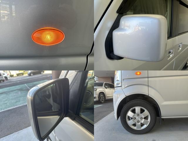 エブリイワゴン JPターボ 社外ナビ TV CD ラジオ パワースライドドア スペアタイヤ ABS ETC ドラレコ GPSレーダー探知機 キーレス ヘッドライトレベリングダイヤル 電動格納ミラー 純正13インチAW(30枚目)