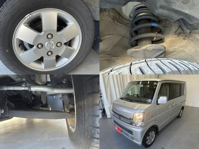 エブリイワゴン JPターボ 社外ナビ TV CD ラジオ パワースライドドア スペアタイヤ ABS ETC ドラレコ GPSレーダー探知機 キーレス ヘッドライトレベリングダイヤル 電動格納ミラー 純正13インチAW(31枚目)