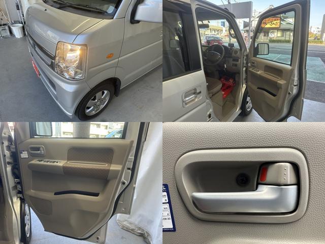 エブリイワゴン JPターボ 社外ナビ TV CD ラジオ パワースライドドア スペアタイヤ ABS ETC ドラレコ GPSレーダー探知機 キーレス ヘッドライトレベリングダイヤル 電動格納ミラー 純正13インチAW(33枚目)