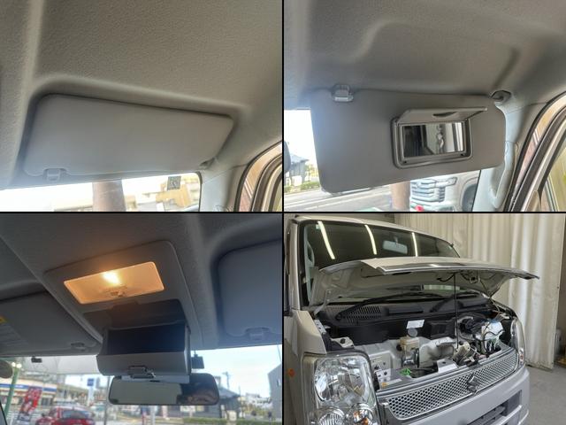 エブリイワゴン JPターボ 社外ナビ TV CD ラジオ パワースライドドア スペアタイヤ ABS ETC ドラレコ GPSレーダー探知機 キーレス ヘッドライトレベリングダイヤル 電動格納ミラー 純正13インチAW(56枚目)