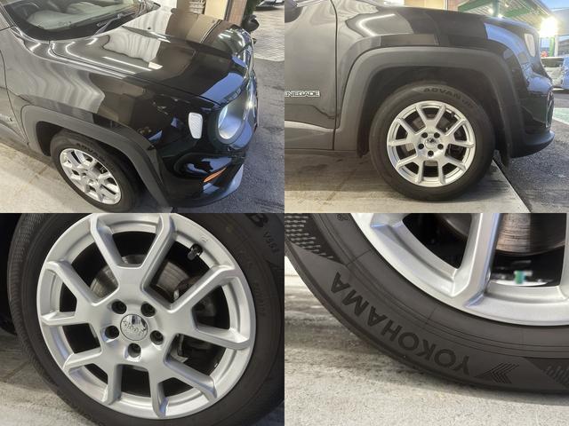 ジープ・レネゲード リミテッド 後期 純正8.4インチナビ フルセグTV USB AUX Bluetooth バックカメラ ビルトインETC2.0 純正前後ドラレコ 駐車モード付 スマートキー2コ タイヤ溝4本9mm ユーザー買取(22枚目)