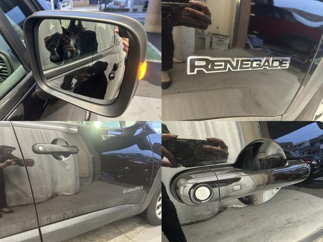 ジープ・レネゲード リミテッド 後期 純正8.4インチナビ フルセグTV USB AUX Bluetooth バックカメラ ビルトインETC2.0 純正前後ドラレコ 駐車モード付 スマートキー2コ タイヤ溝4本9mm ユーザー買取(24枚目)