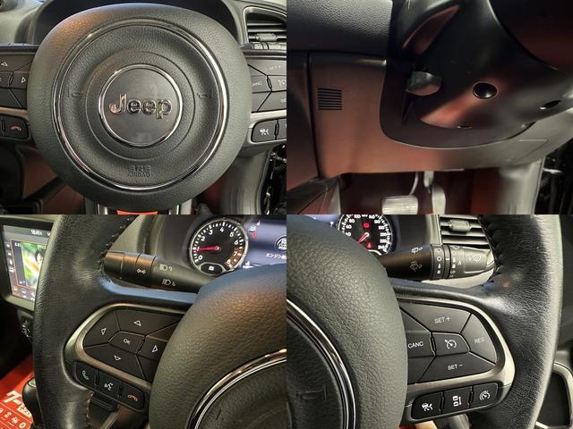 ジープ・レネゲード リミテッド 後期 純正8.4インチナビ フルセグTV USB AUX Bluetooth バックカメラ ビルトインETC2.0 純正前後ドラレコ 駐車モード付 スマートキー2コ タイヤ溝4本9mm ユーザー買取(42枚目)