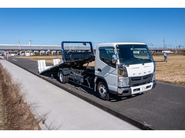 キャンター 　積載車　タイヤ固縛　サイドアオリ開閉　ラジコン　バックカメラ　最大積載量３０００ｋｇ　キーレス　極東フラトップ　レッカー（29枚目）