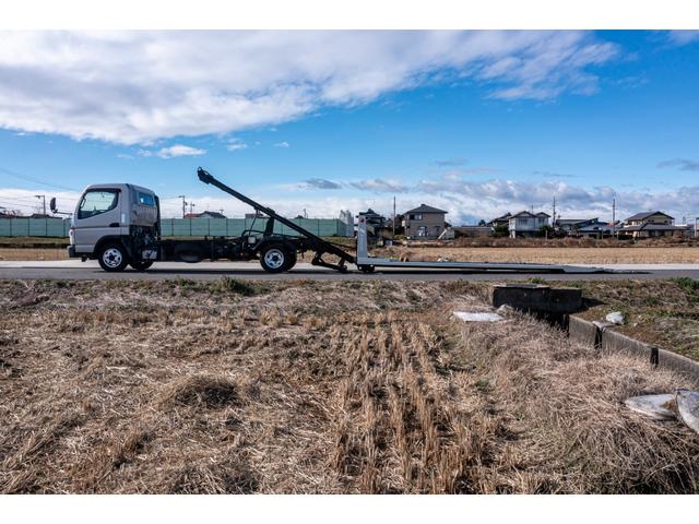 キャンター 　積載車　タイヤ固縛　サイドアオリ開閉　ラジコン　バックカメラ　最大積載量２０００ｋｇ　キーレス　極東フラトップ　レッカー（34枚目）