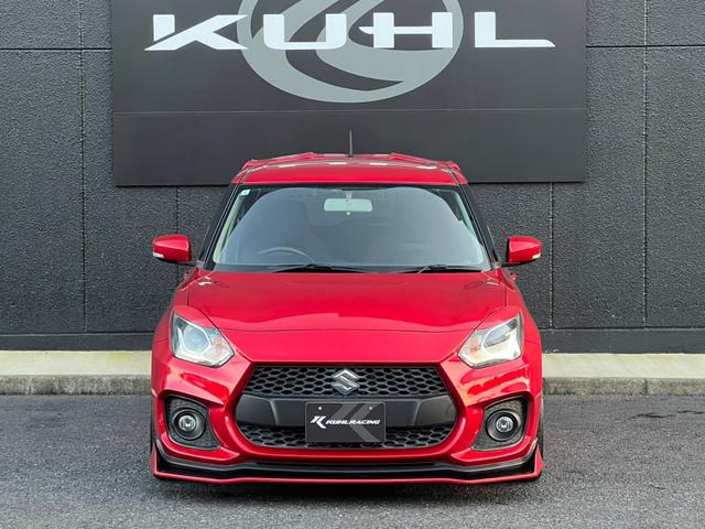 スイフトスポーツ ベースグレード ユーザー買取車/KUHLフルカスタムコンプリート/KUHLエアロ6点(フロント,サイド,リア,GTウィング,アイライン)/KUHL4テールスラッシュマフラー/VERZ18インチホイール/TEIN車高調(12枚目)