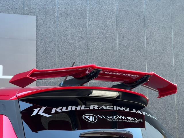 スイフトスポーツ ベースグレード ユーザー買取車/KUHLフルカスタムコンプリート/KUHLエアロ6点(フロント,サイド,リア,GTウィング,アイライン)/KUHL4テールスラッシュマフラー/VERZ18インチホイール/TEIN車高調(22枚目)