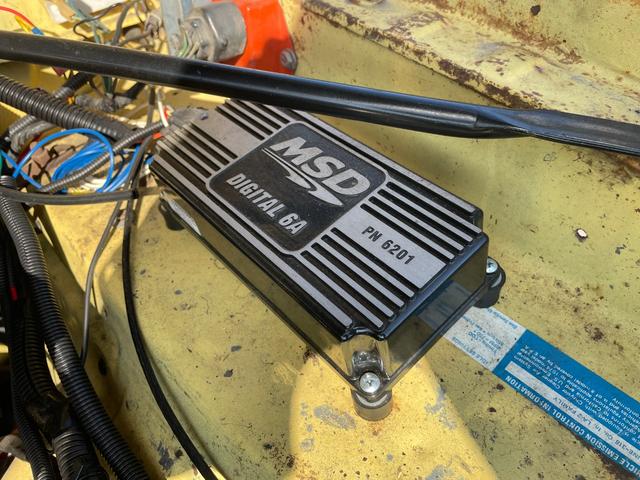 プリムスその他  1974ダスター ゴールドダスター ユーザー買取車 MSDデスビ 電動ファン パワステ 追加3連メーター 黒革 天井張替 グラント製ステアリング KENWOODオーディオ ETC(29枚目)