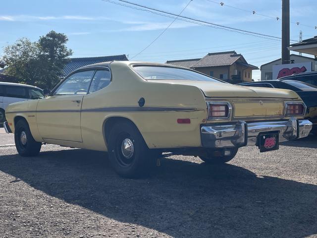 プリムスその他  1974ダスター ゴールドダスター ユーザー買取車 MSDデスビ 電動ファン パワステ 追加3連メーター 黒革 天井張替 グラント製ステアリング KENWOODオーディオ ETC(47枚目)