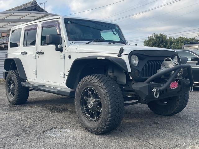 ジープ・ラングラーアンリミテッド サハラ Rugged Ridgeアイアンバンパー JAOS2インチリフトアップ キット FUEL17インチアルミ オーバーフェンダー ナビ フルセグTV バック・サイドカメラ ETC 純正サブウーハー(39枚目)