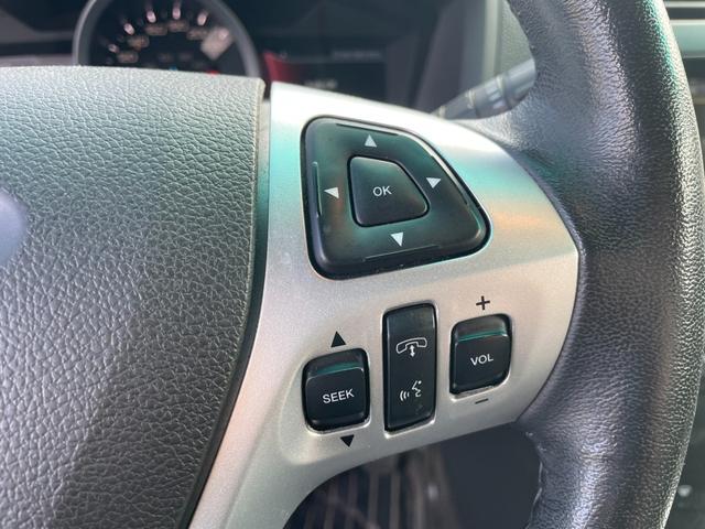 エクスプローラー XLT エコブースト サンルーフ CURTヒッチメンバー ルーフレール ルーフキャリア 黒革 バック・サイドカメラ Bluetooth ETC 純正20インチブラックホイール 革巻きステアリング クルーズコントロール(11枚目)