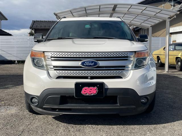 エクスプローラー XLT エコブースト サンルーフ CURTヒッチメンバー ルーフレール ルーフキャリア 黒革 バック・サイドカメラ Bluetooth ETC 純正20インチブラックホイール 革巻きステアリング クルーズコントロール(35枚目)