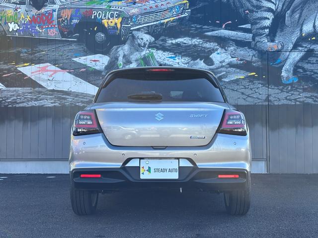 スイフト ハイブリッドMZ メーカー保証継承 純正ディスプレイオーディオ LEDヘッドライト LEDフォグ セーフティサポート 電動パーキング ブレーキホールド 前席シートヒーター BSM 純正16インチAW USBソケット(8枚目)
