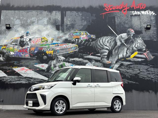 ルーミー G 1年保証付き 社外ナビ バックカメラ 両側パワスラ 前席シートヒーター リア席テーブル スマートアシスト LEDヘッドライト ステアリングスイッチ 前後ソナー オートハイビーム 充電用USB端子(2枚目)