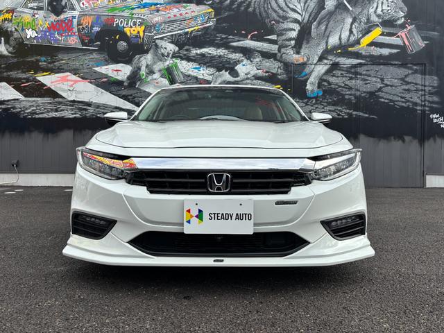 インサイト ＥＸ　１年保証付　無限エアロ　ＢＢＳアルミ　純正ナビ　フルセグＴＶ　リアカメラ　ＬＥＤヘッド　前後ドラレコ　ＥＴＣ　前席シートヒーター・パワーシート　ブラインドスポット　合皮コンビシート　スマートキー２個（11枚目）