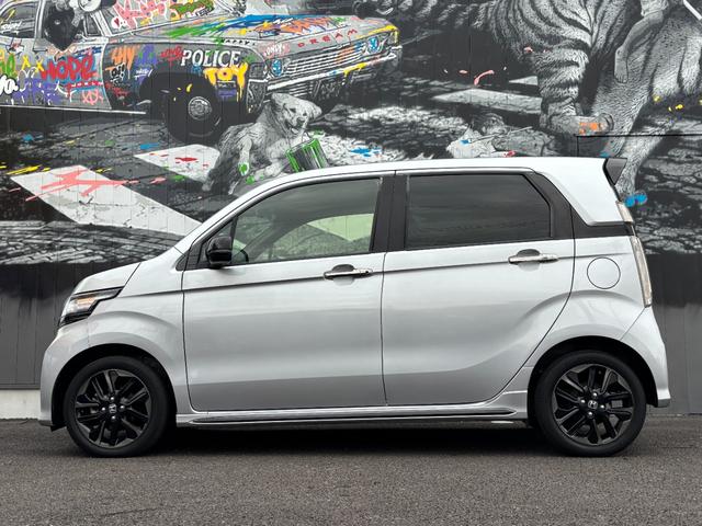 Ｎ－ＷＧＮカスタム Ｇ　ターボＳＳ２トーンカラースタイルパッケージＩＩ　１年保証付　純正ナビ　リアカメラ　ＥＴＣ　前後ドラレコ　フルセグＴＶ　クルーズコントロール　ＨＩＤヘッド　ＬＥＤフォグ　純正１５インチＡＷ　合皮コンビシート　前席シートヒーター　スマートキー２個（10枚目）